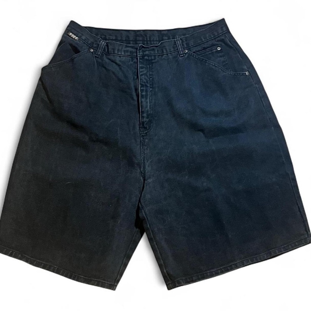 Men's Dark Blue Denim Shorts